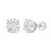 Thumbnail Image 1 of Previously Owned KAY Lab-Grown Diamonds Solitaire Stud Earrings 1 ct tw 14K White Gold (F/SI2)