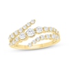 Thumbnail Image 1 of Previously Owned KAY Lab-Grown Diamonds Graduated Spiral Ring 3/4 ct tw 14K Yellow Gold