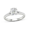 Thumbnail Image 1 of Previously Owned Lab-Grown Diamonds Round-Cut Engagement Ring 1-3/4 ct tw 14K White Gold