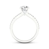 Thumbnail Image 4 of Previously Owned Lab-Grown Diamonds Round-Cut Engagement Ring 1-3/4 ct tw 14K White Gold