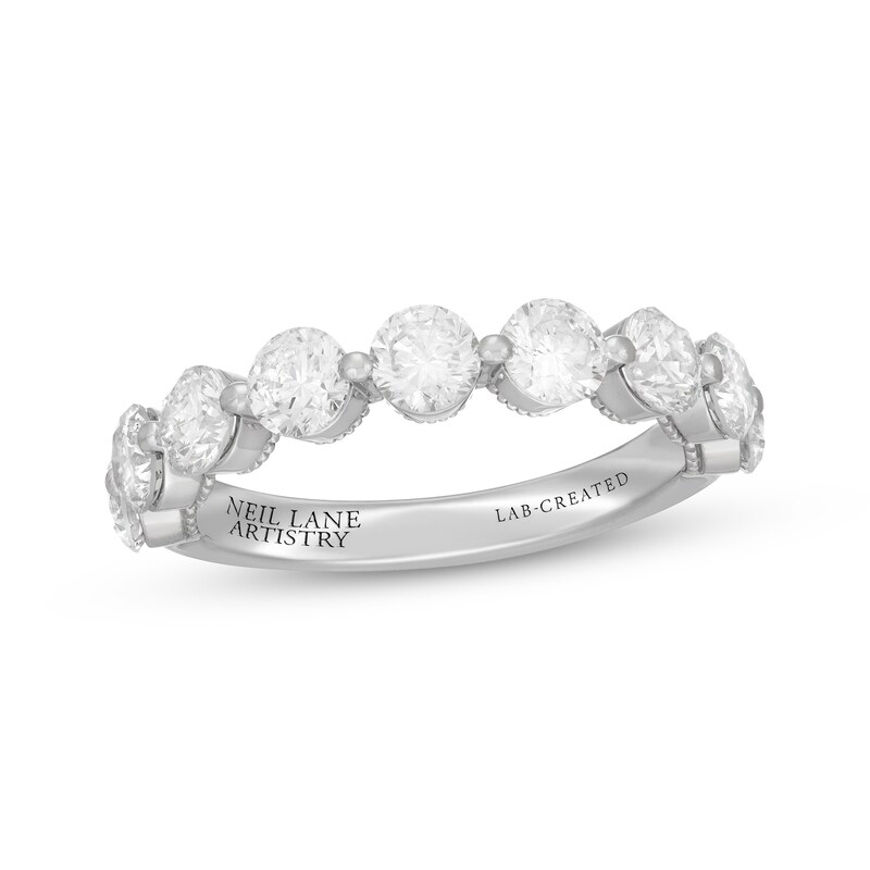 Main Image 1 of Previously Owned Neil Lane Artistry Lab-Grown Diamond Anniversary Band 2 ct tw 14K White Gold