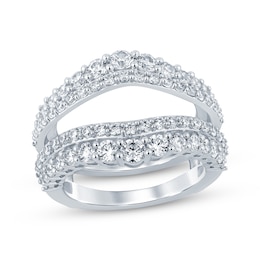 Previously Owned Lab-Grown Diamonds Enhancer Ring 2 ct tw 14K White Gold
