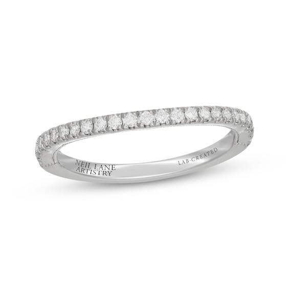 Previously Owned Neil Lane Artistry Lab-Grown Diamond Wedding Band 1/4 ct tw 14K White Gold
