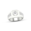 Thumbnail Image 1 of Previously Owned Men's KAY Lab-Grown Diamonds Ring 1-1/4 ct tw 14K White Gold