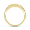 Thumbnail Image 3 of Previously Owned Men's Brown & Black Diamond Wedding Band 1/2 ct tw 10K Yellow Gold