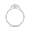 Thumbnail Image 3 of Previously Owned Baguette & Round-Cut Diamond Promise Ring 1/3 ct tw 10K White Gold