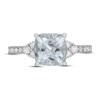 Thumbnail Image 3 of Previously Owned Neil Lane Aquamarine & Diamond Engagement Ring 5/8 ct tw Round-cut 14K White Gold Size 7.5
