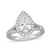Thumbnail Image 1 of Previously Owned Neil Lane Artistry Pear-Shaped Lab-Grown Diamond Engagement Ring 3 ct tw 14K White Gold Size 4