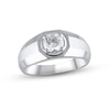 Thumbnail Image 1 of Previously Owned Men's Lab-Grown Diamonds Round-Cut Wedding Band 1 ct tw 14K White Gold