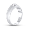 Thumbnail Image 2 of Previously Owned Men's Lab-Grown Diamonds Wedding Band 1/2 ct tw 14K White Gold
