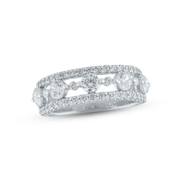 Previously Owned Lab-Grown Diamonds Anniversary Band 1-1/2 ct tw 14K White Gold