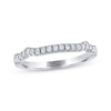 Thumbnail Image 1 of Previously Owned THE LEO Legacy Lab-Grown Diamond Round-Cut Wedding Band 1/5 ct tw 14K White Gold