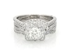 Thumbnail Image 1 of Previously Owned Monique Lhuillier Bliss Round & Marquise-Cut Diamond Bridal Set 1-3/4 ct tw 18K White Gold Size 7