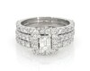 Thumbnail Image 1 of Previously Owned Neil Lane Emerald-Cut Diamond Halo Bridal Set 2-1/3 ct tw 14K White Gold Size 6
