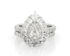 Thumbnail Image 1 of Previously Owned Neil Lane Pear-Shaped Diamond Bridal Set 2-1/3 ct tw 14K White Gold Size 5