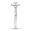 Thumbnail Image 3 of Previously Owned Diamond Engagement Ring 5/8 ct tw Round-cut 14K White Gold