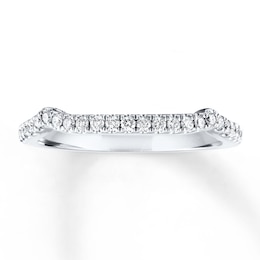 Previously Owned Diamond Wedding Band 1/4 carat tw 14K White Gold