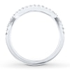 Thumbnail Image 2 of Previously Owned Diamond Wedding Band 1/4 carat tw 14K White Gold