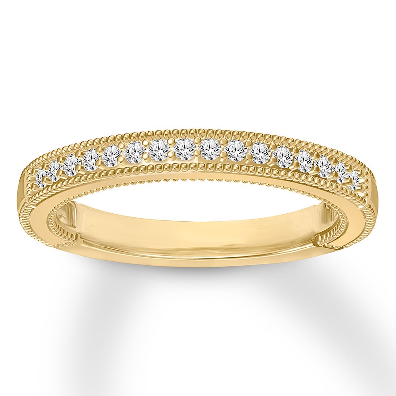 Main Image 1 of Previously Owned Diamond Wedding Band 1/5 ct tw 14K Yellow Gold