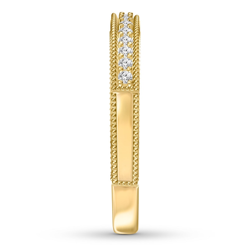Main Image 3 of Previously Owned Diamond Wedding Band 1/5 ct tw 14K Yellow Gold