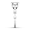 Thumbnail Image 3 of Previously Owned Diamond Engagement Ring 1/2 ct tw Round-cut 14K White Gold
