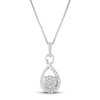 Thumbnail Image 1 of Previously Owned Diamond Necklace 1/4 ct tw 10K White Gold