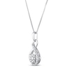 Thumbnail Image 2 of Previously Owned Diamond Necklace 1/4 ct tw 10K White Gold