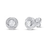 Thumbnail Image 1 of Previously Owned Diamond Knot Earrings 1/2 ct tw Round-cut 10K White Gold