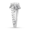 Thumbnail Image 2 of Previously Owned Ever Us Two-Stone Diamond Ring 3 ct tw Round-cut 14K White Gold