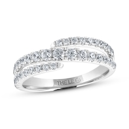 Previously Owned THE LEO Diamond Anniversary Ring 5/8 ct tw 14K White Gold
