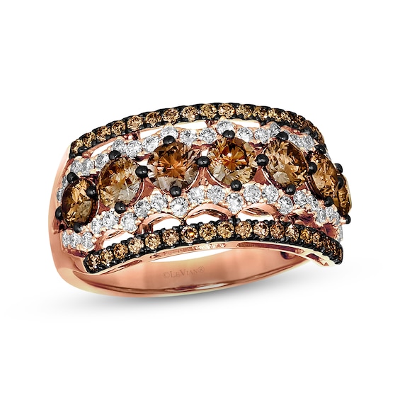 Previously Owned Le Vian Diamond Ring 1-7/8 ct tw 14K Strawberry Gold