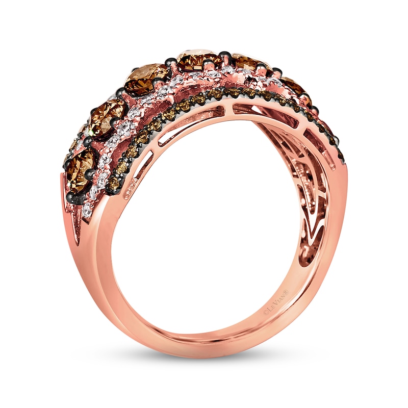 Main Image 3 of Previously Owned Le Vian Diamond Ring 1-7/8 ct tw 14K Strawberry Gold