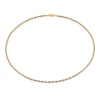 Thumbnail Image 2 of Previously Owned 3mm Rope Chain Necklace Solid 14K Yellow Gold 24&quot;