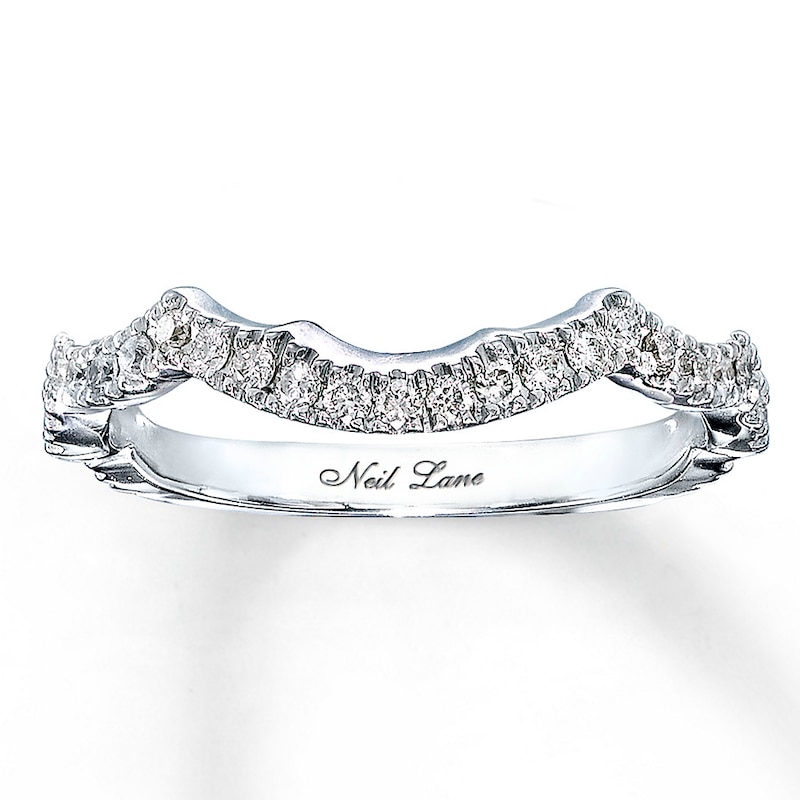 Main Image 1 of Previously Owned Neil Lane Wedding Band 1/3 ct tw Diamonds 14K White Gold
