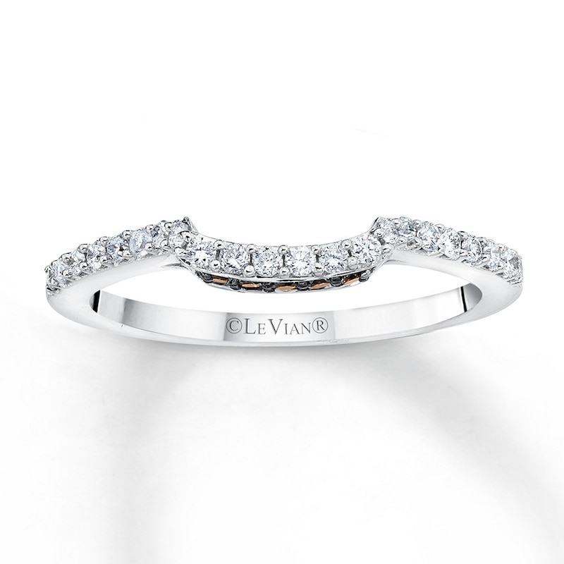 Main Image 1 of Previously Owned Le Vian Vanilla Diamonds 1/4 ct tw Wedding Band 14K Gold