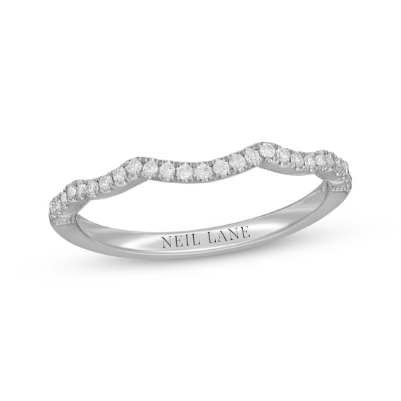 Previously Owned Neil Lane Diamond Contoured Wedding Band 1/ ct tw 14K White Gold
