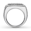 Thumbnail Image 2 of Previously Owned Men's Diamond Band 3 ct tw Round-cut 14K White Gold