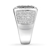 Thumbnail Image 3 of Previously Owned Men's Diamond Band 3 ct tw Round-cut 14K White Gold
