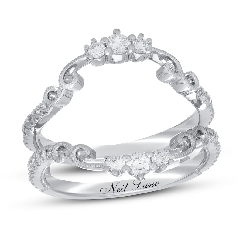 Main Image 1 of Previously Owned Neil Lane Diamond Enhancer Band 1/2 ct tw Round-cut 14K White Gold