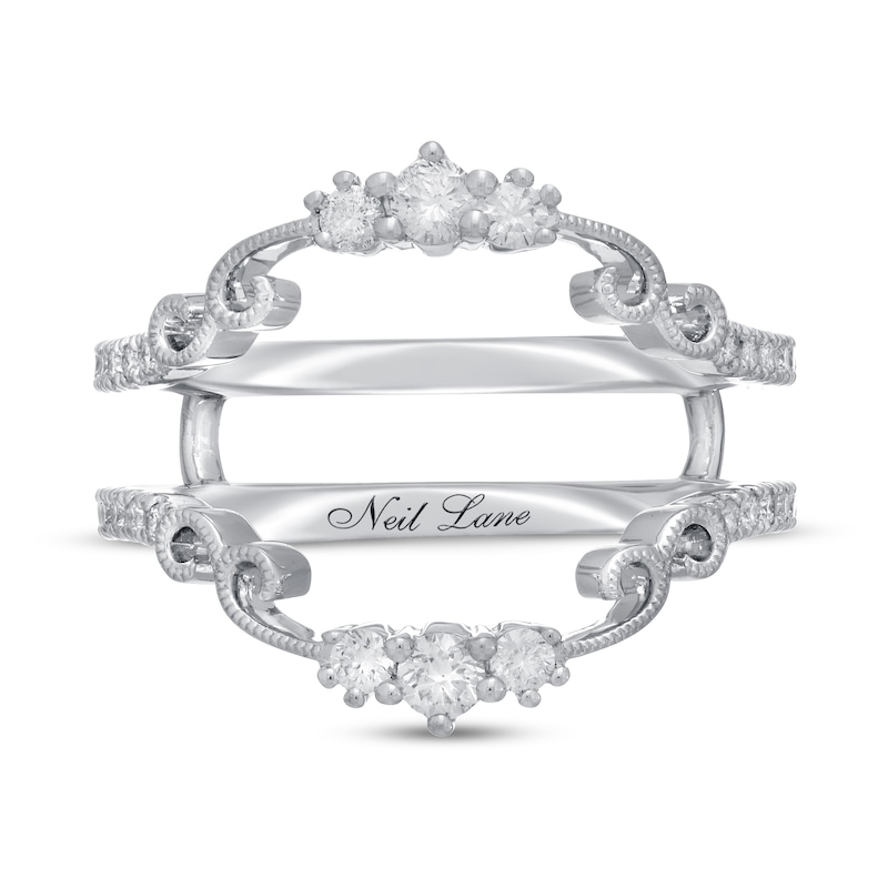 Main Image 3 of Previously Owned Neil Lane Diamond Enhancer Band 1/2 ct tw Round-cut 14K White Gold