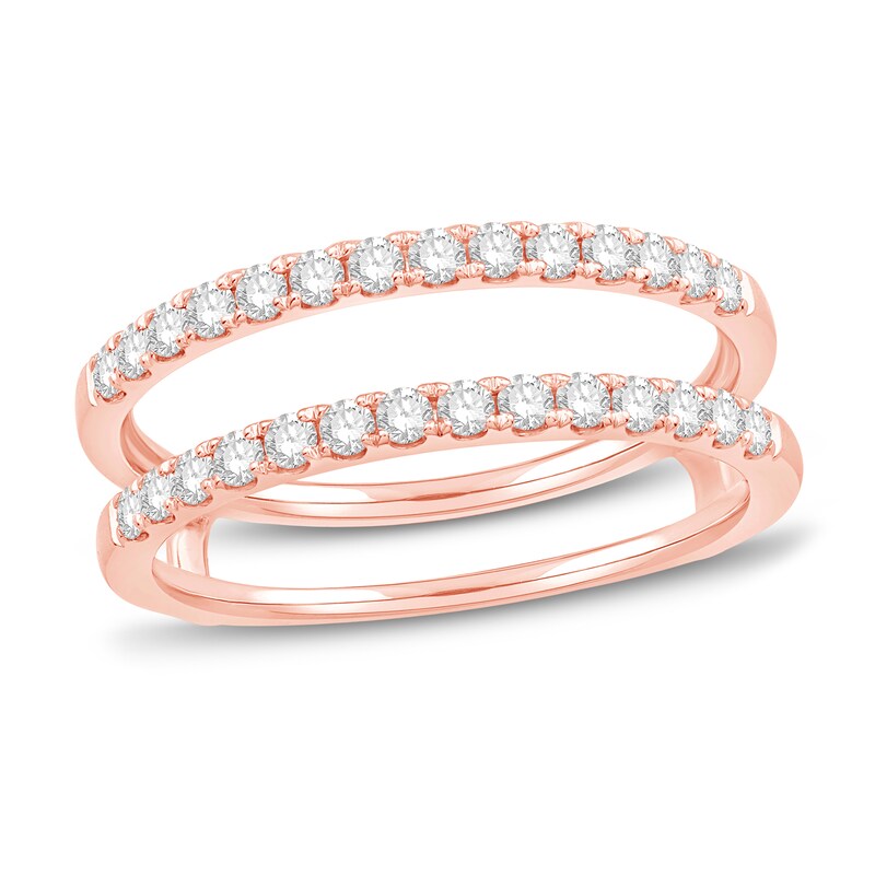 Main Image 1 of Previously Owned Diamond Enhancer Ring 1/2 ct tw Round-cut 14K Rose Gold