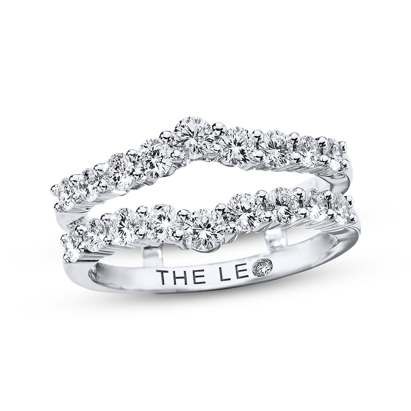 Main Image 1 of Previously Owned THE LEO Diamond Enhancer Ring 1 ct tw 14K White Gold