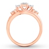 Thumbnail Image 2 of Previously Owned Three-Stone Diamond Engagement Ring 3/4 ct tw 14K Rose Gold