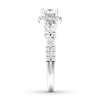 Thumbnail Image 3 of Previously Owned Princess-cut Diamond Engagement Ring 1-1/8 ct tw 14K White Gold
