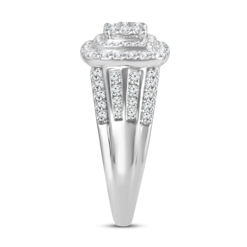 Main Image 2 of Previously Owned Diamond Engagement Ring 1 ct tw 10K White Gold