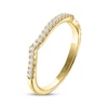 Thumbnail Image 2 of THE LEO Ideal Cut Round-Cut Diamond Wedding Band 1/5 ct tw 14K Yellow Gold