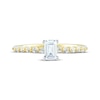 Thumbnail Image 3 of Emerald-Cut Diamond Engagement Ring 3/4 ct tw 14K Two-Tone Gold