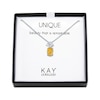 Thumbnail Image 1 of Citrine & White Lab-Created Sapphire Pineapple Necklace Sterling Silver 18"