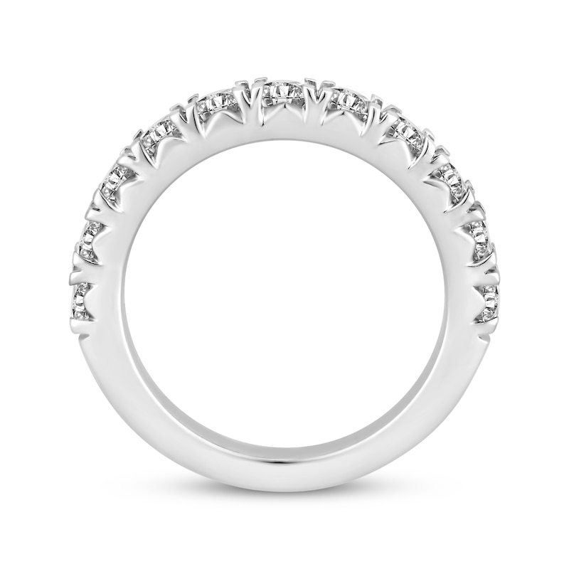 Main Image 3 of Lab-Grown Diamonds Anniversary Band 1-1/2 ct tw 14K White Gold