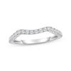 Thumbnail Image 1 of Now + Forever Diamond Contour Wedding Band 1/4 ct tw 14K White Gold